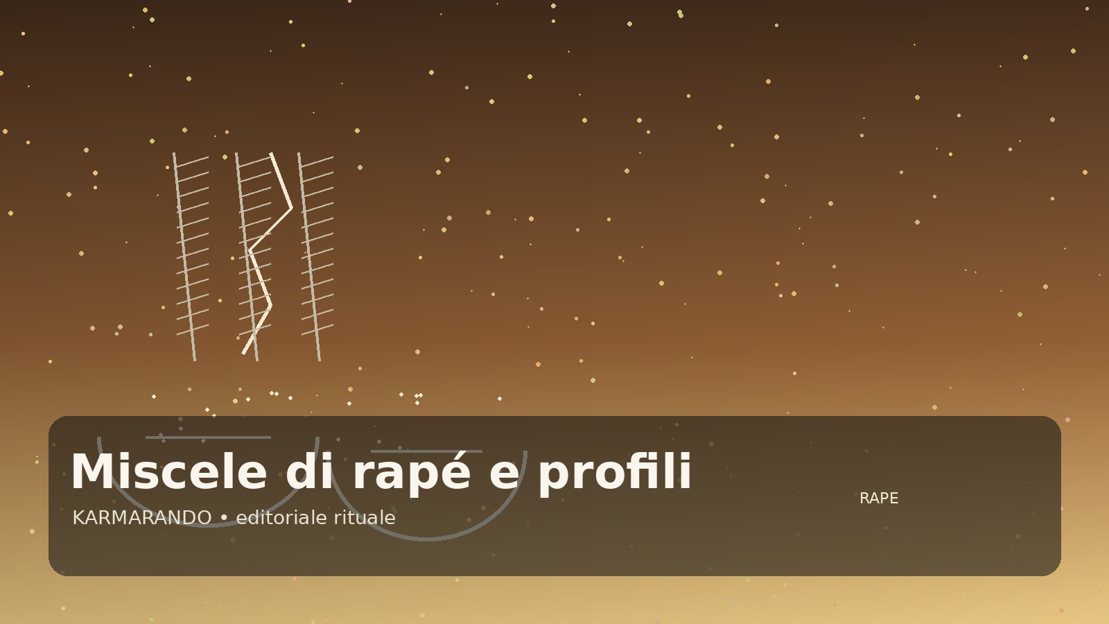 Rapé-Mischungen: wie man Profile, Herkunft und Charakter liest, ohne blind zu kaufen