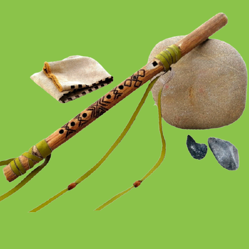 Flauto-Siyotanka-Grasshopper-Homemade-Nativo-Sciamanico-Pentagonale-Con-Custodia-353851776943-4