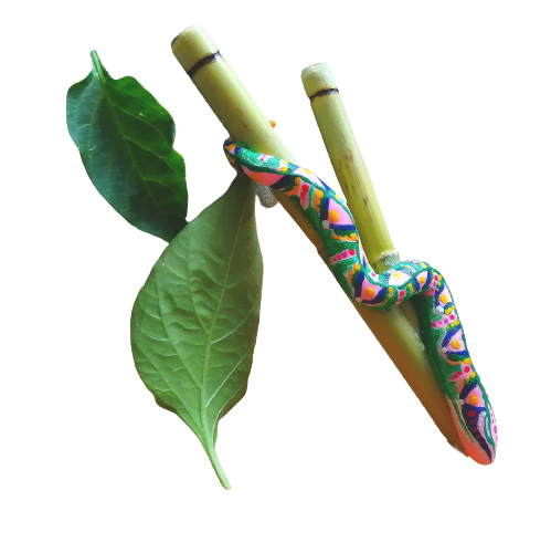 Kuripe Große Schlange - Mixcolor Ur-Bamboo